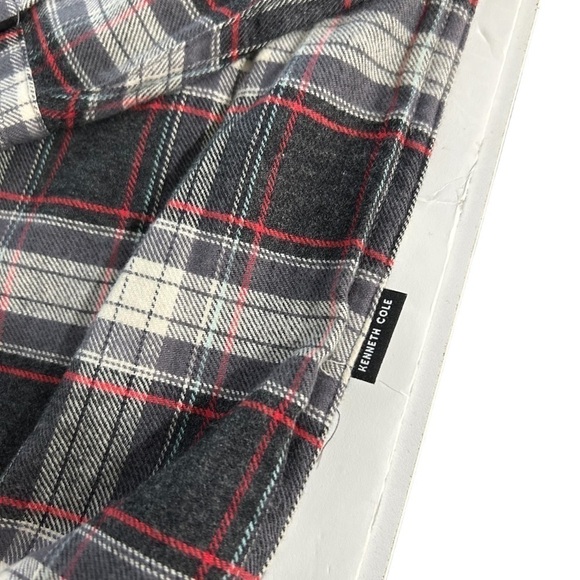 NWT Kenneth Cole Plaid Flannel Mens Small - Picture 6 of 11